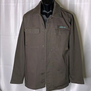 Adidas Mens army style shirt jacket size -M